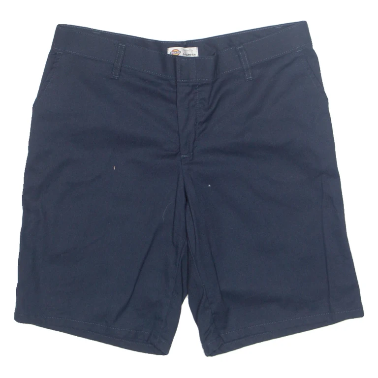 DICKIES Womens Workwear Shorts Blue UK 10 W33