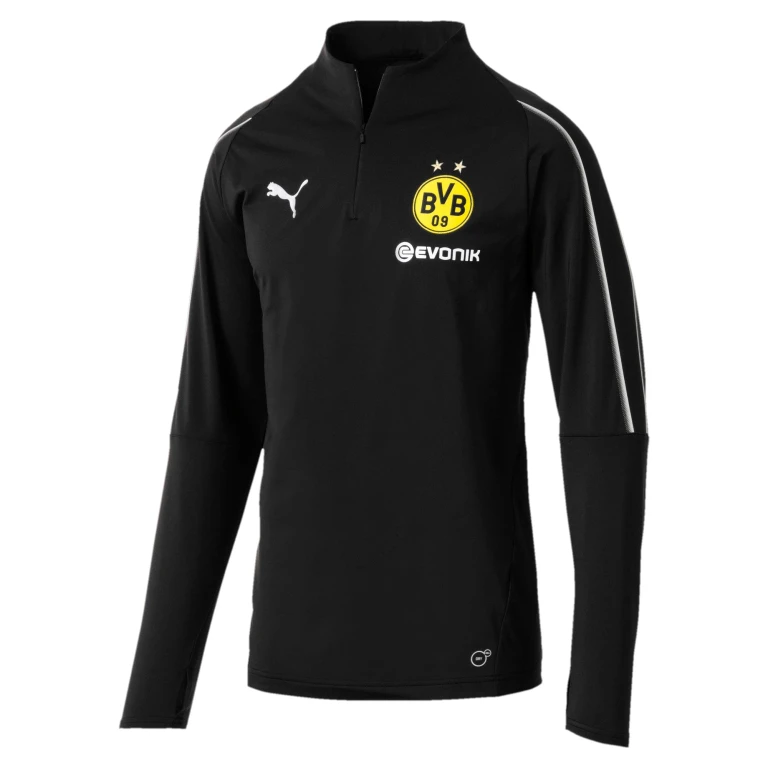 Men's Bvb 1/4 Training Top With Sponsor Logo Half Zip & Quarter Zip