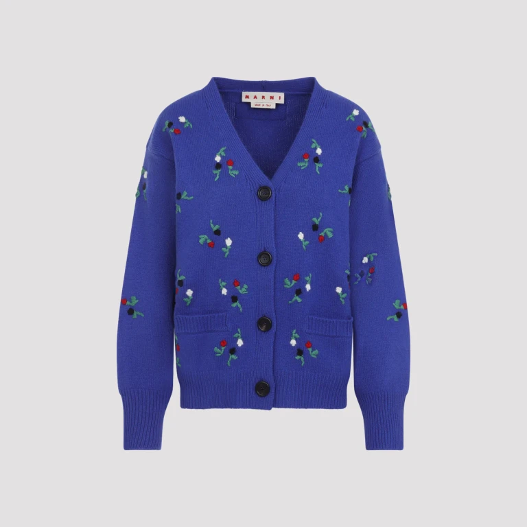 Embroidered Floral Cardigan
