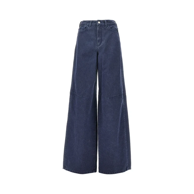 エンポリオ アルマーニ レディース ワイドレッグ デニムパンツ 26サイズ