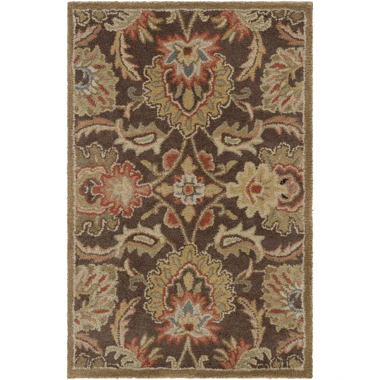 Chesterton 1028 Hand Tufted Brown Wool Rug