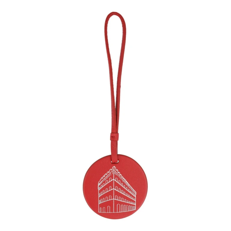 Embossed Palazzo Spini Feroni Leather Charm