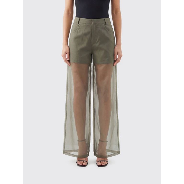 Pants Woman color Green (4081940988)