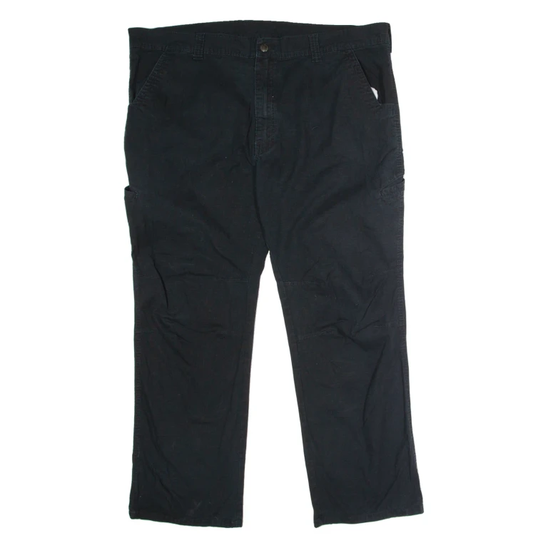 DICKIES Workwear Mens Trousers Black Relaxed Straight W42 L30