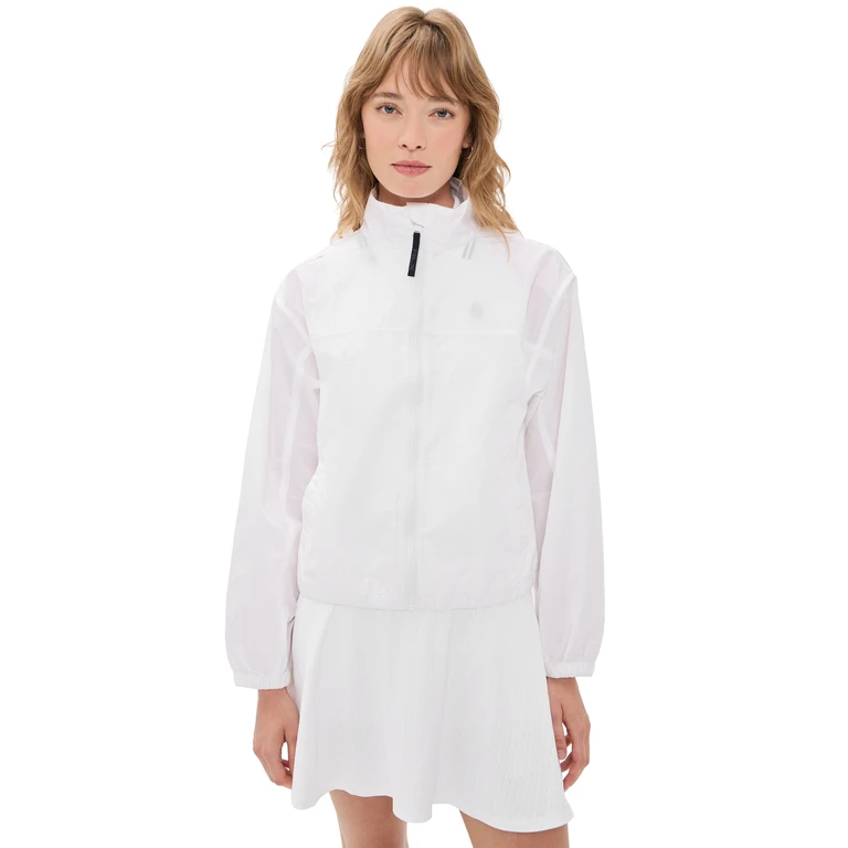 RLX Ralph Lauren Mock Neck Windbreaker Ceramic White M