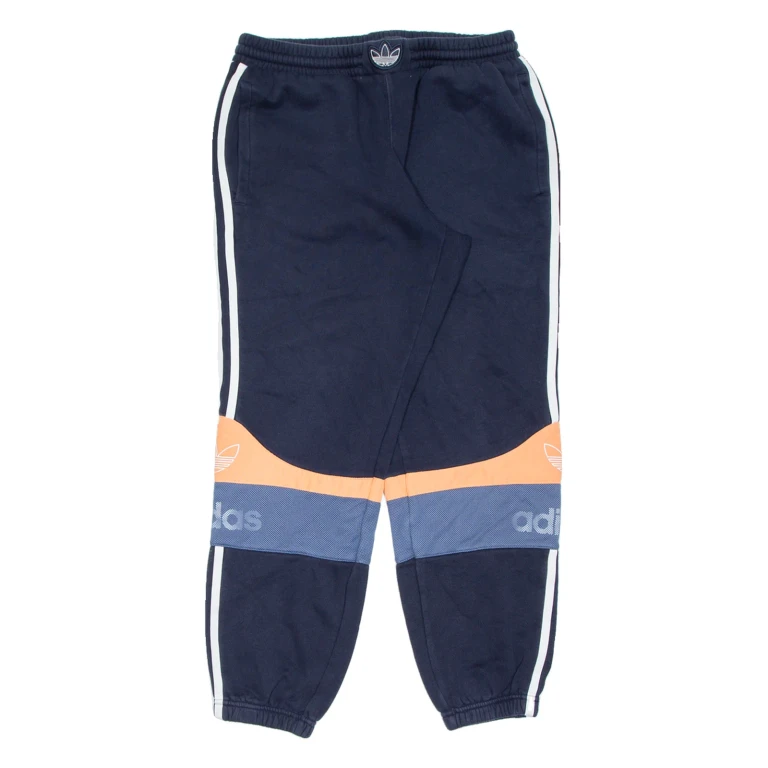 ADIDAS Womens Joggers Blue Tapered M W29 L26