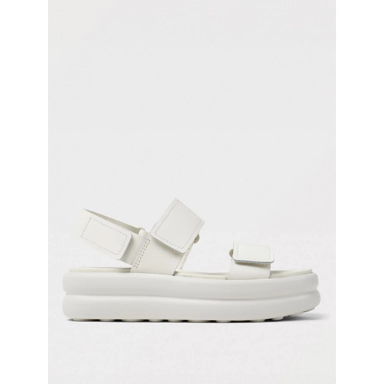 Heeled Sandal Woman color White (K201728-001PELOTASFLOTAUP0)