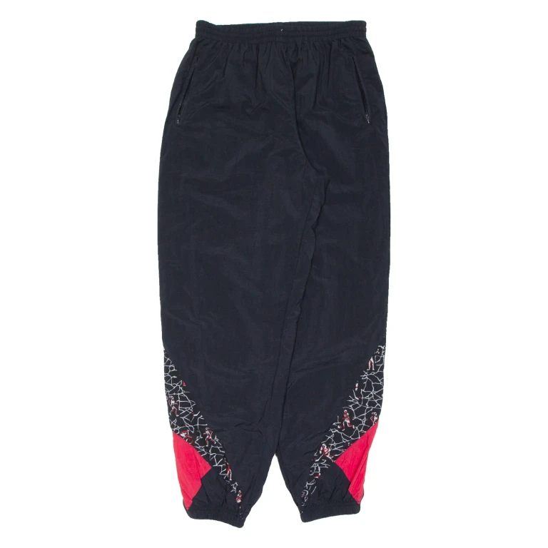 Womens Track Pants Black Tapered XL W31 L32