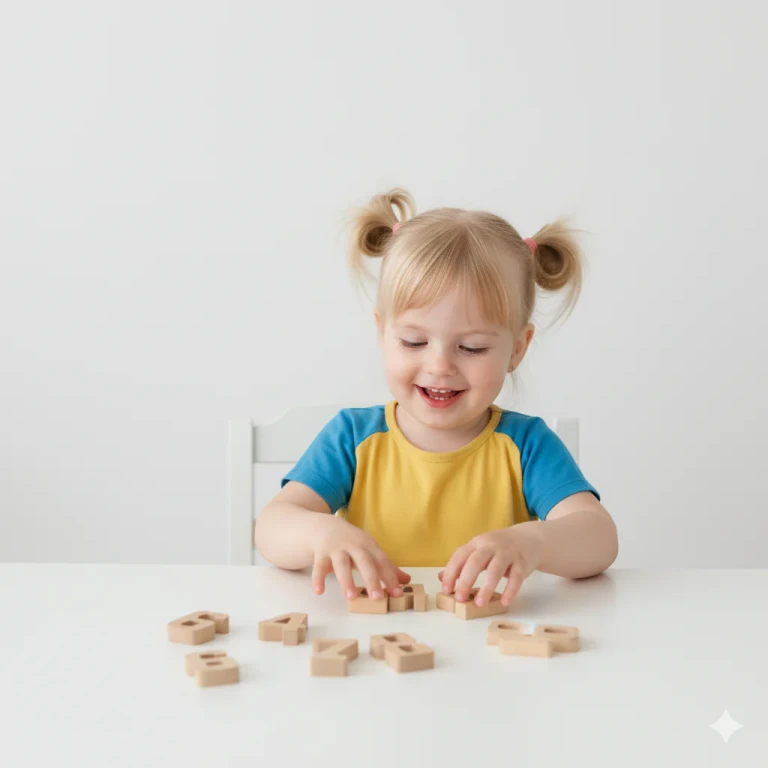 Montessori Wooden Number Height Blocks - Self-Correcting Math Learning Set