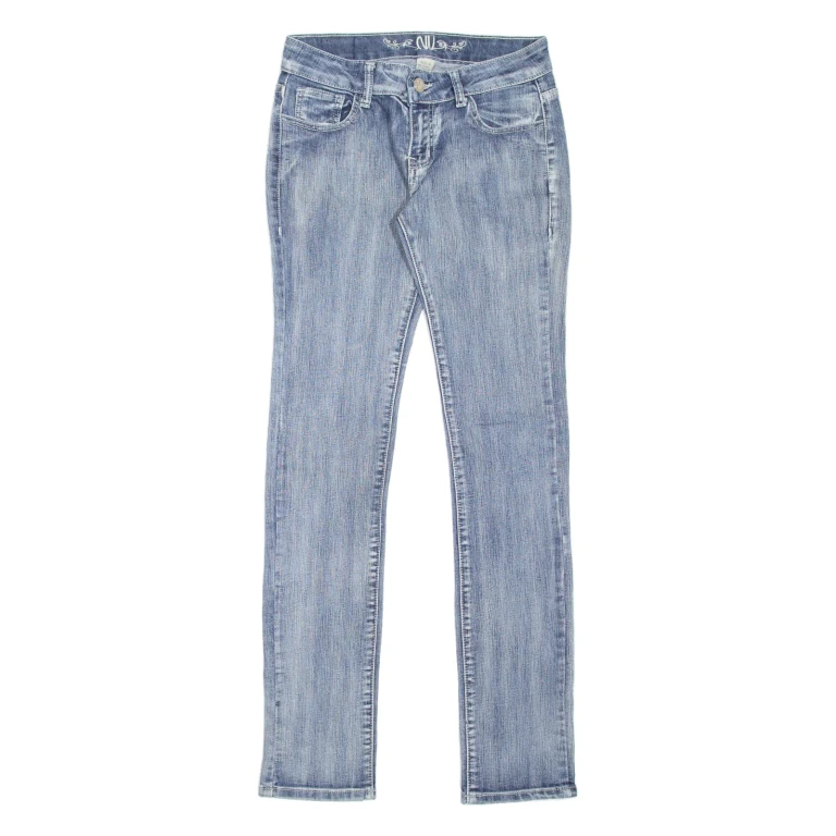 NV Womens Jeans Blue Slim Skinny Stone Wash W28 L32