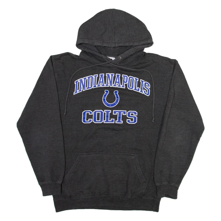MAJESTIC Indianapolis Colts Mens Grey Hoodie USA M