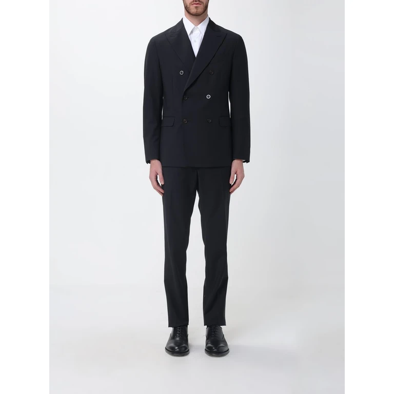 Wool Blend Double-Breasted Dress (N42C2ESB51090990)