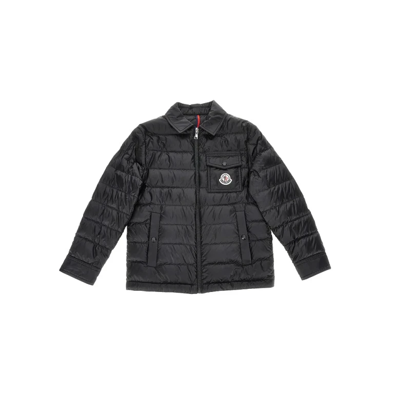 Casaco tipo camisa acolchoado Moncler Mourillon para crianças (8 anos)