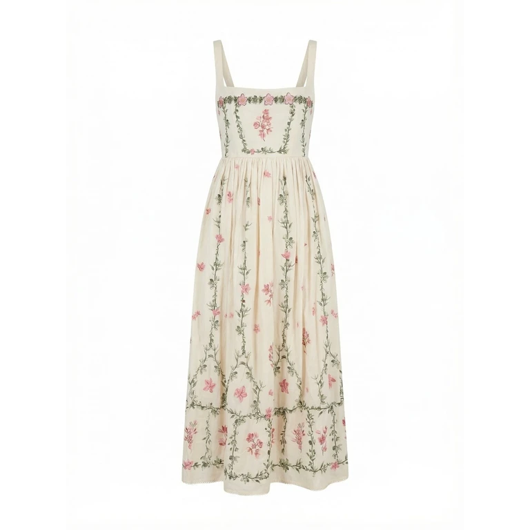 `Barbara Midi Cauca` Midi Dress