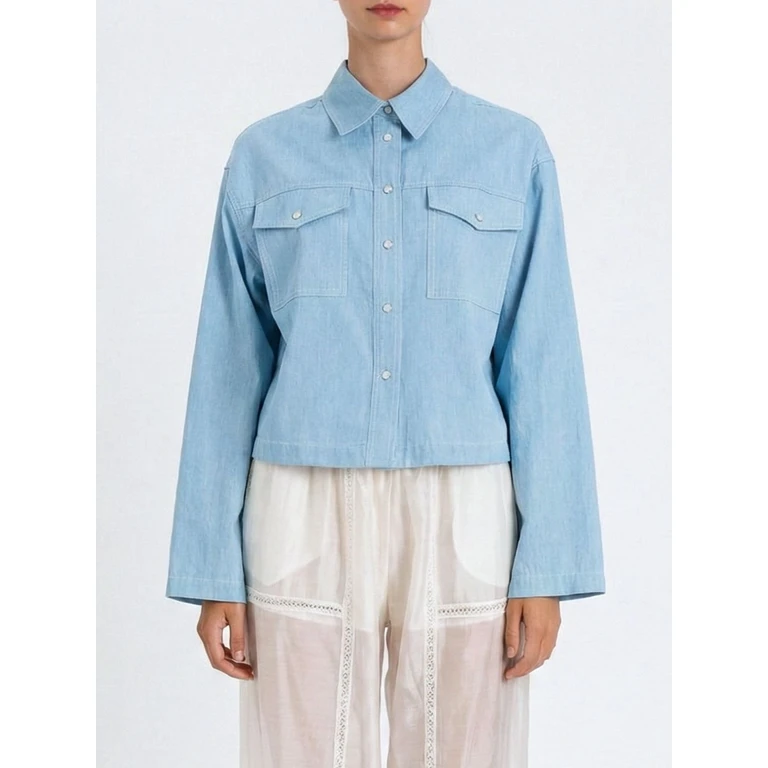 Shirt Woman color Denim (261TF208102990)