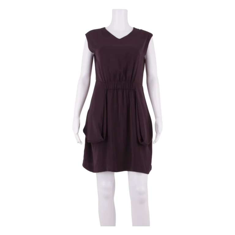 ALL SAINTS Womens Mini Dress Brown Sleeveless Short UK 6