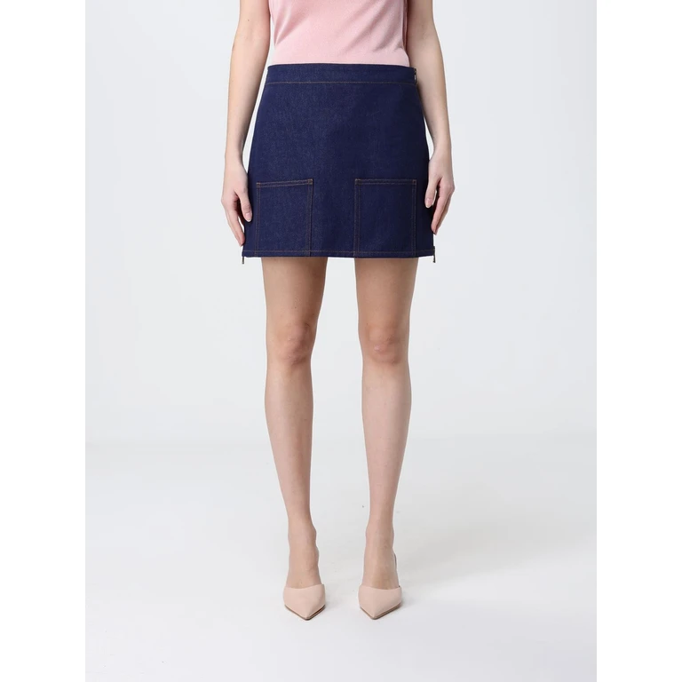 Skirt Woman color Blue (FLQ608AOHSF0QB0)