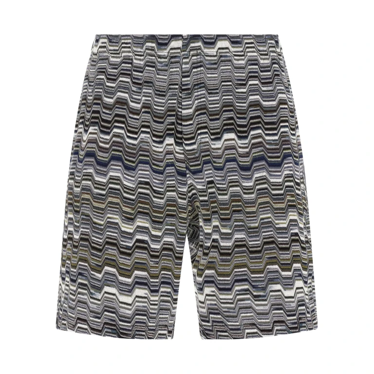 Missoni Bicolor Cotton Bermuda Shorts - Men