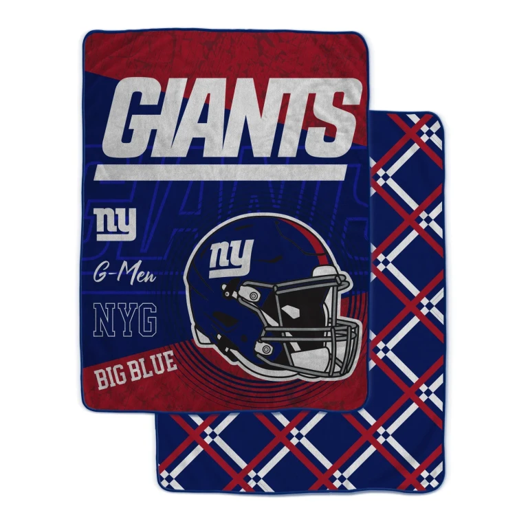 NFL Team Helmet Fleece Blanket 60x80