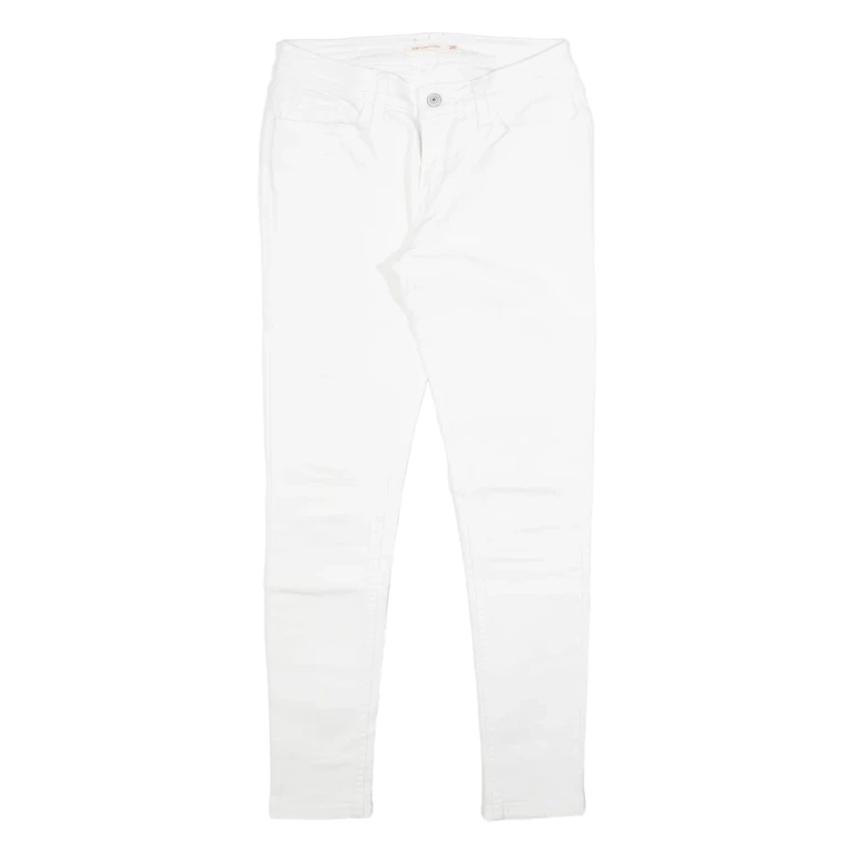 LEVI'S 535 Womens Jeans White Slim Skinny W28 L30