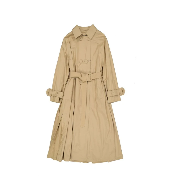 Herno Brown Cotton Coat Clothing - Women