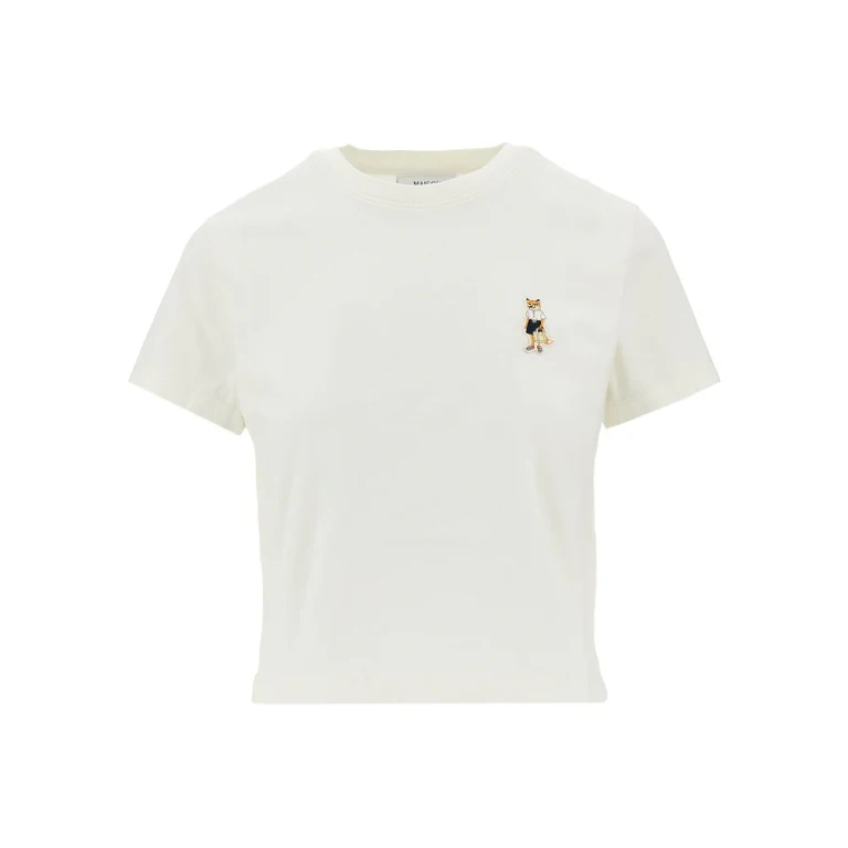 'Dressed Fox' patch T-shirt Woman M