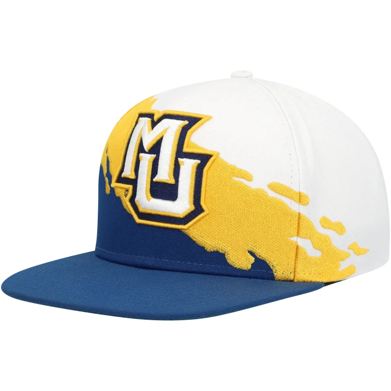 Men's Ncaa Paintbrush Snapback Marquette Snapback Caps