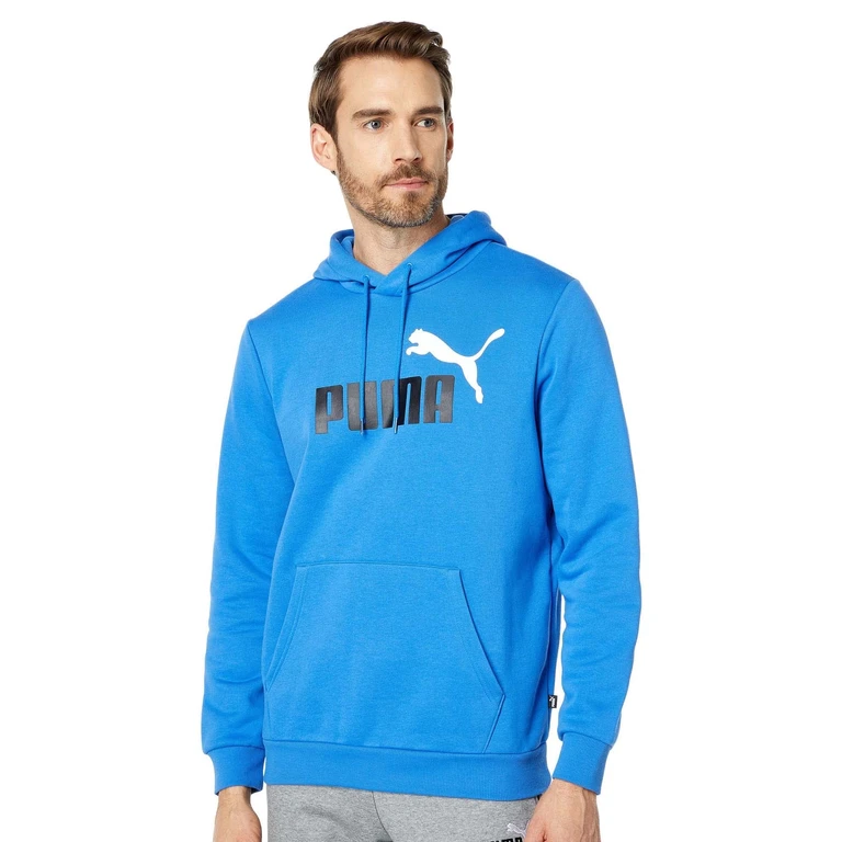Men's Essential+ Big Logo Hoodie Fleece Sweaters