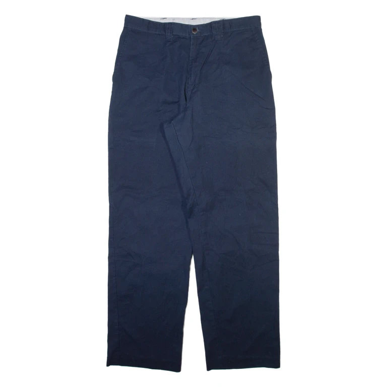 DICKIES Mens Trousers Blue Regular Straight W34 L32