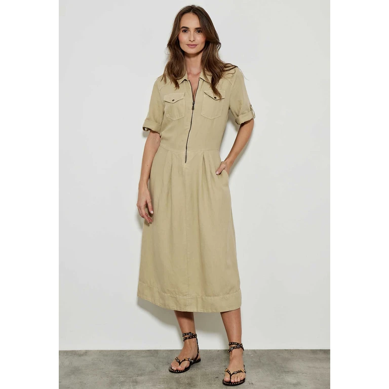 Dress 65824rainy Parchment