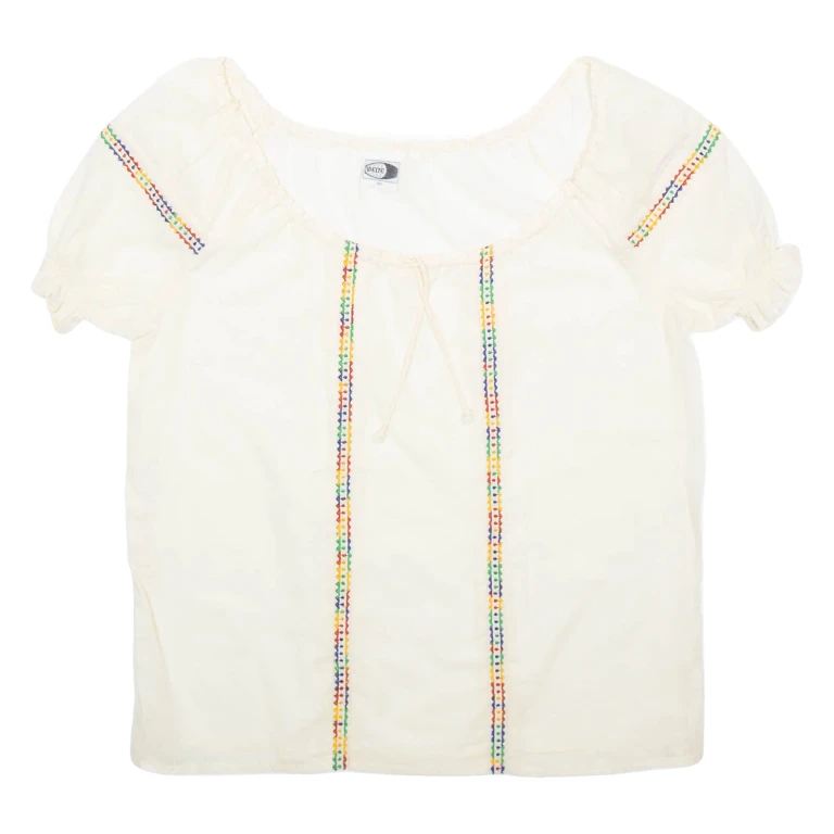 WELTE Womens Blouse Cream M
