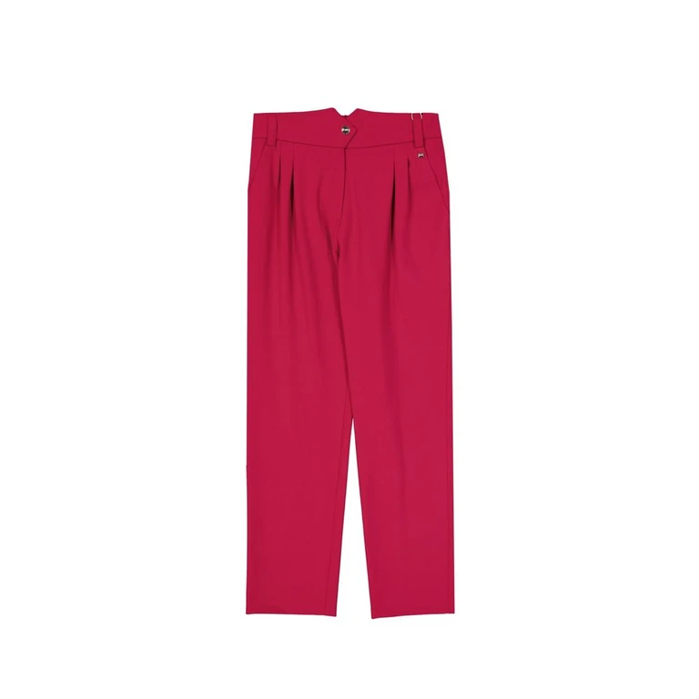 Multicolor Elastane Dress Pants - Women