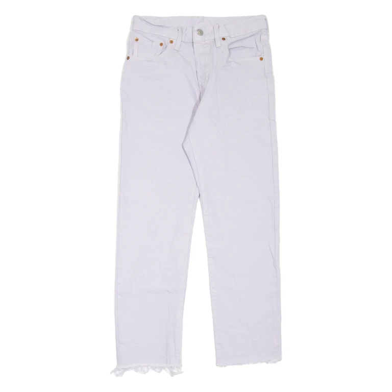 LEVI'S 501 Jeans Womens Purple Regular Straight W27 L28