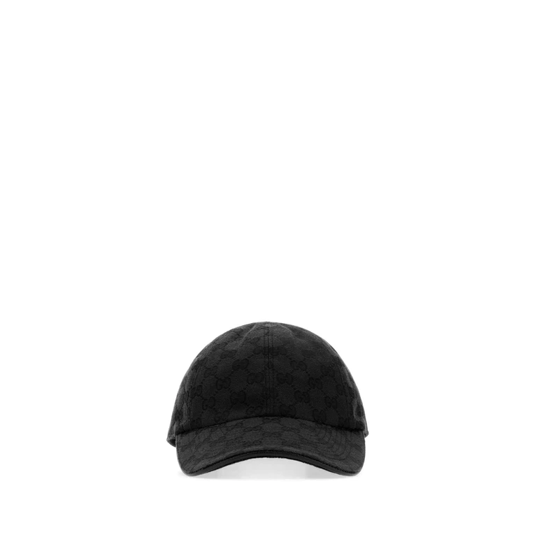 Gucci Gg Fabric Baseball Cap Blackblack Pl Pa Co Cappelli - Women
