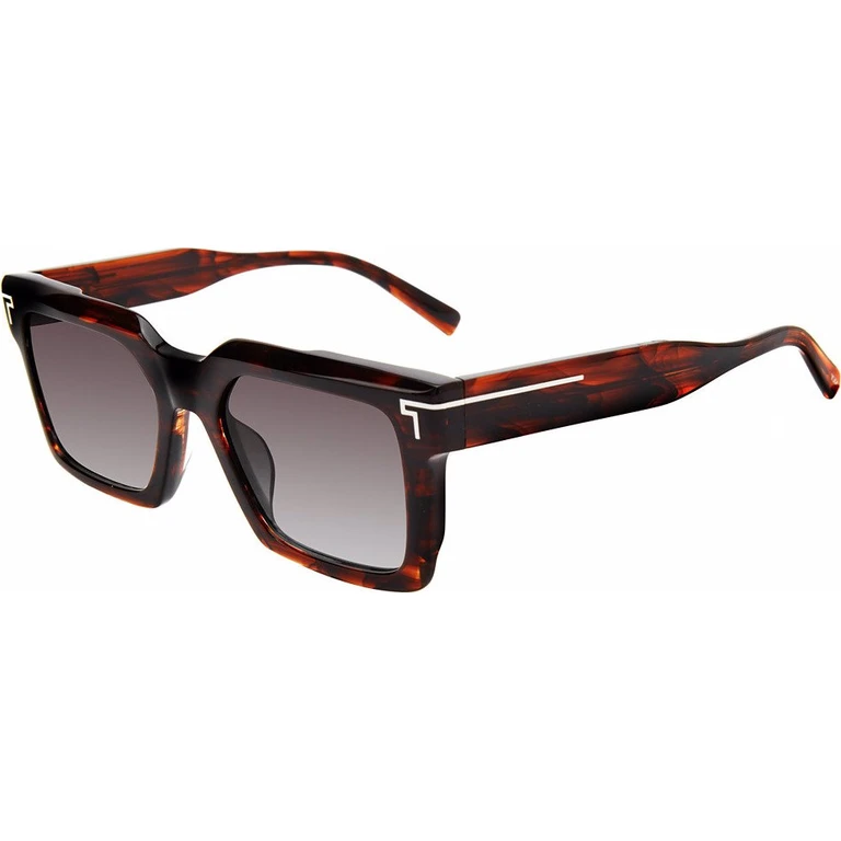 Grey Gradient Square Mens Sunglasses STU511 0BRO 55