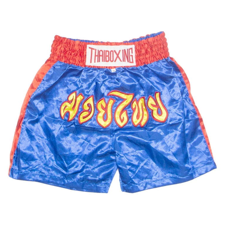Thai Boxing Mens Sports Shorts Blue Relaxed M W22