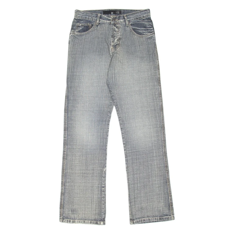 L&M Mens Jeans Blue Regular Bootcut W29 L32
