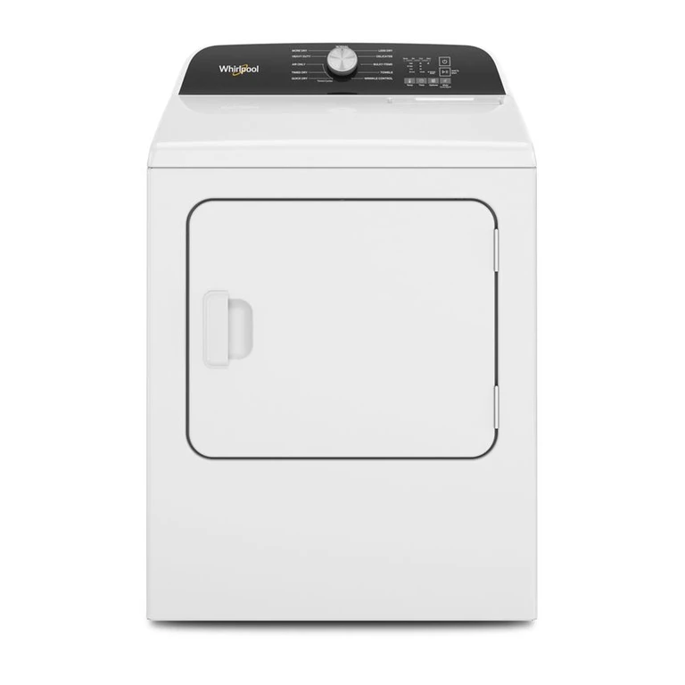Long Vent Electric Moisture Sensing Dryer in White 7.0 Cu. Ft. WED500CMW