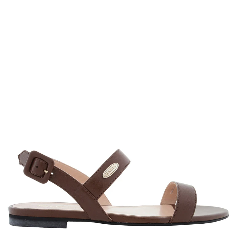 Bally Carlas Lamb Leather Flat Sandals