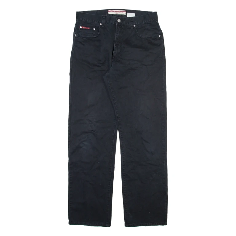 LEE COOPER Mens Trousers Black Regular Straight W33 L32