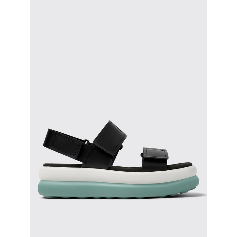 Heeled Sandal Woman color Black (K201728-005PELOTASFLOTAUP0)