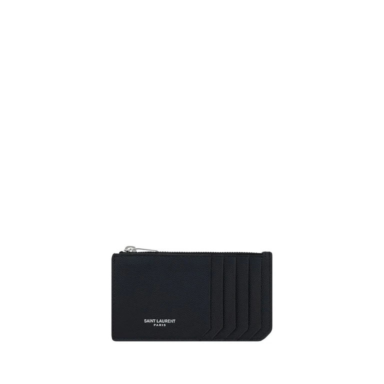 Black Calf Leather Bos Taurus Wallet - Men