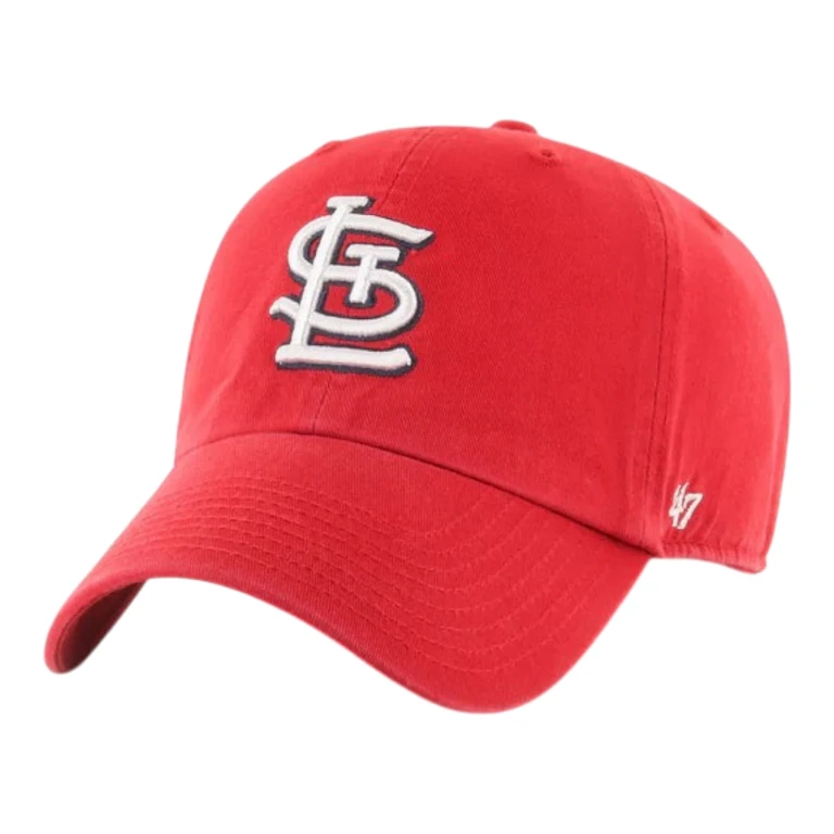 Clean Up St. Louis Cardinals Strapback Hat - Red Adjustable Cap