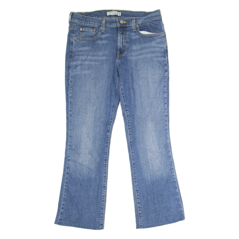 LEVI'S 515 Womens Jeans Blue Regular Bootcut Stone Wash W32 L26