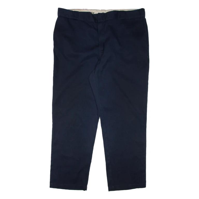 DICKIES 874 Workwear Mens Trousers Blue Regular Straight W42 L30