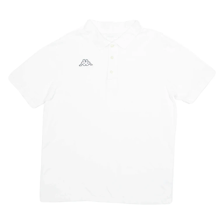 KAPPA Mens Polo Shirt White L