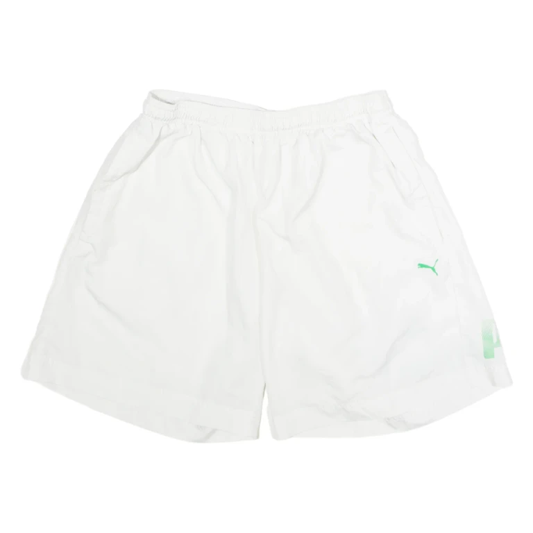 PUMA Mens Sports Shorts White L W26