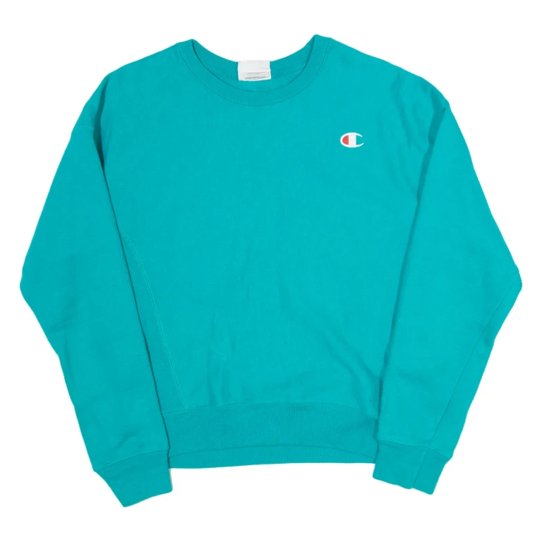 CHAMPION REVERSE WEAVE Womens Sweatshirt Green S