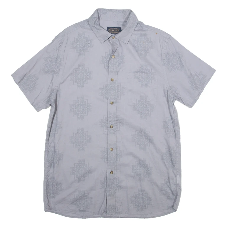 PENDLETON Mens Shirt Grey 80s M