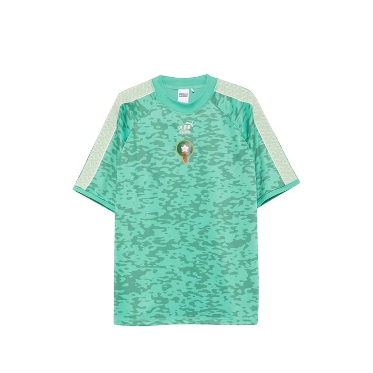 X Salehe Bembury X Morocco Camouflage-print Raglan-sleeve T-shirt